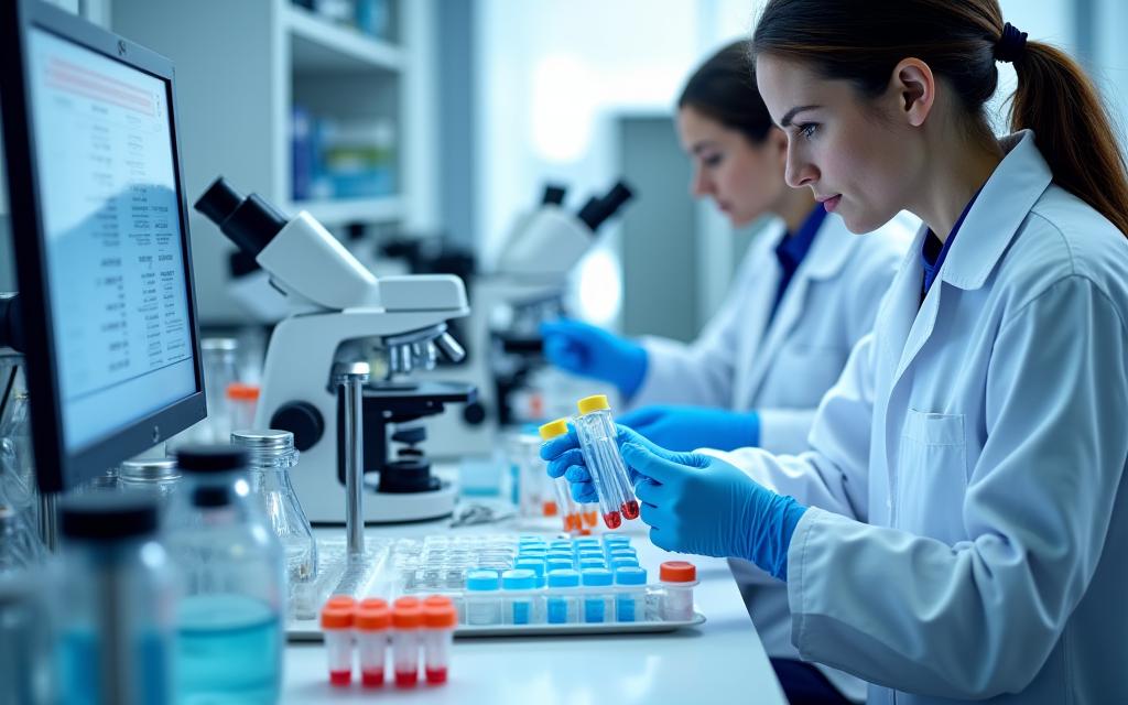 Test de intolerancias alimentarias y análisis de laboratorio